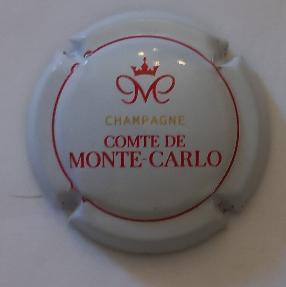 BELLE CAPSULE CHAMPAGNE  COMTE DE MONTE CARLO REF N°1  NEWS