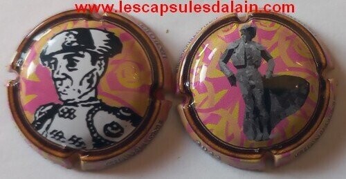2 BELLES CAPSULES CHAMPAGNE GENERIQUE TORERO EXPORT REF N°948n ET 948o 2022 NEWS