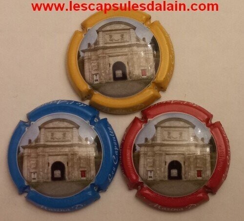 3 BELLES CAPSULES CHAMPAGNE MARINA.D LES CAPSULES D'ARTOIS REF N° 66c a 66e NEWS