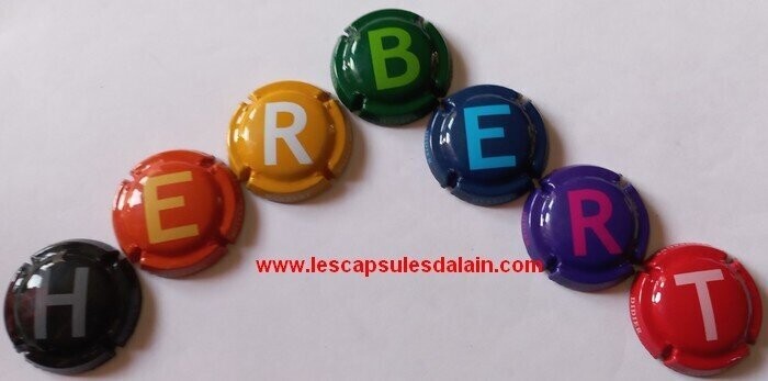 7 BELLES CAPSULES CHAMPAGNE HERBERT DIDIER PUZZLE 2022 REF N° 259 a 259f NEWS