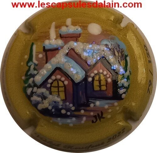 BELLE CAPSULE CHAMPAGNE COMTESSE LA FEE NOEL PALM 120EX REF N°69c NEWS