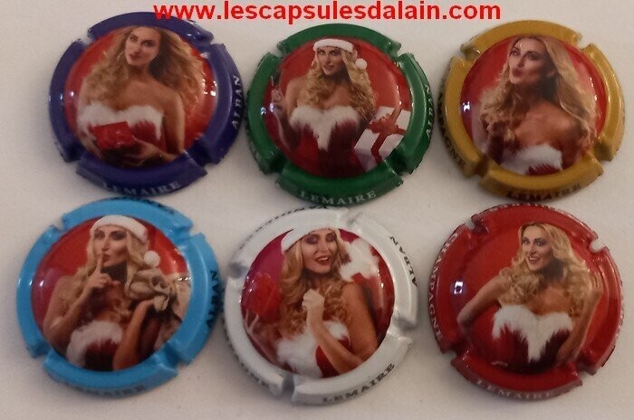6 BELLES CAPSULES CHAMPAGNE LEMAIRE ALBAN MERE NOEL 2022 NEWS