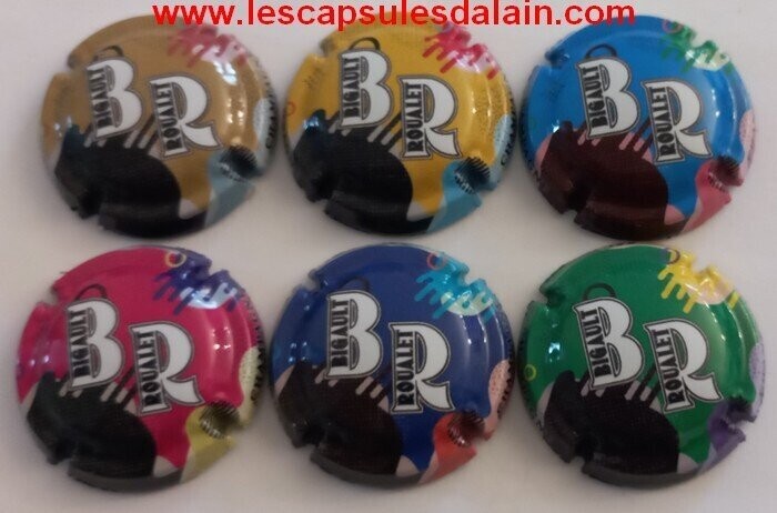 6 BELLES CAPSULES CHAMPAGNE BIGAULT RAOULET INITIALE 2022 REF N°17 a 17e NEWS