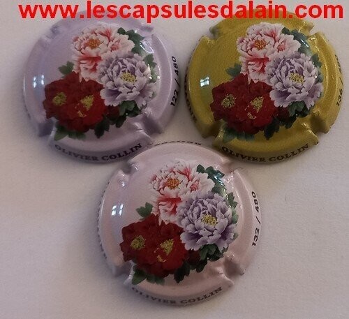 3 BELLES CAPSULES CHAMPAGNE COLLIN OLIVIER FLEURS 480EX/ 2022 NEWS