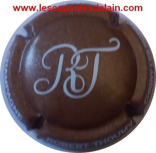 BELLE CAPSULE CHAMPAGNE ROBERT THOUMY MARRON MAT REF N°6d NEWS