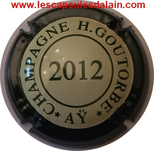 BELLE CAPSULE CHAMPAGNE H.GOUTORBE MILESSIME 2012 REF N°26b NEWS
