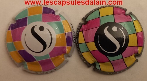 2 BELLES CAPSULES CHAMPAGNE SUPLY OLIVIER REF N°8 et 8a NEWS