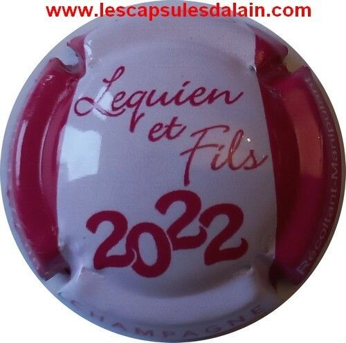 BELLE CAPSULE CHAMPAGNE LEQUIEN ET FILS 2022 BOURSE CLUB ACCC 300EX REF N°4m NEWS