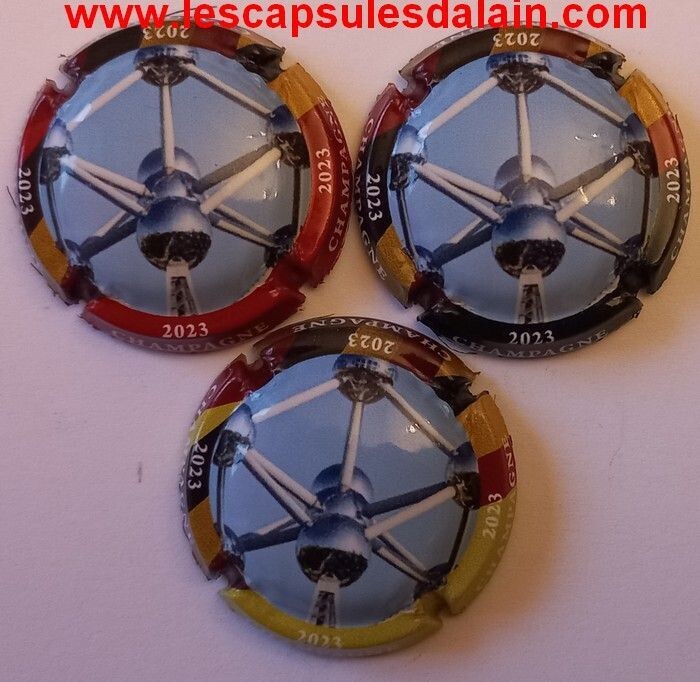 3 BELLES CAPSULES CHAMPAGNE GENERIQUE ATOMIUM 2023 NEWS