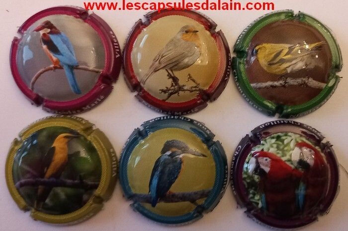 6 BELLES CAPSULES CHAMPAGNE NICOLAS MARLE LES OISEAUX 2023 NEWS