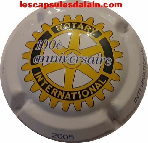 BELLE CAPSULE CHAMPAGNE ROTARY INTERNATIONNAL REF N°5 NEWS