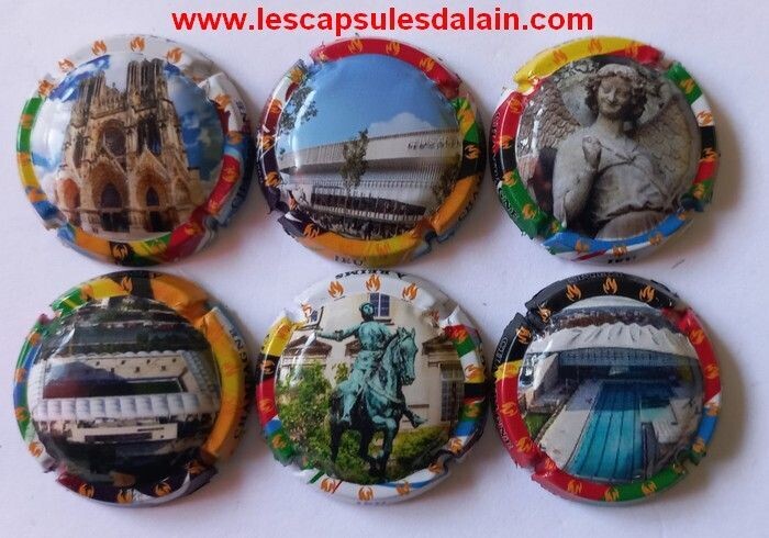 6 BELLES CAPSULES CHAMPAGNE GENERIQUE LA FLAMME A REIMS LE 20 JUIN 2024 NEWS