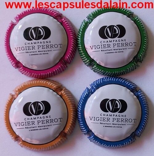 4 BELLES CAPSULES CHAMPAGNE VIGIER PERROT 2023 REF N°63 a 63c NEWS