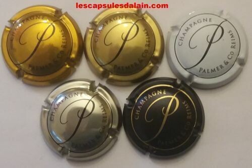 5 BELLES CAPSULES CHAMPAGNE PALMER REF N°18 a 18d NEWS