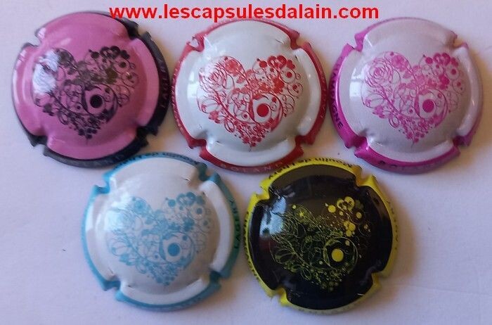 5 BELLES CAPSULES CHAMPAGNE BOLAND LAGERIE COEUR 600EX/ 2023 NEWS
