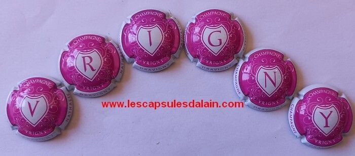 6 BELLES CAPSULES CHAMPAGNE DRAVIGNY NATHALIE VRIGNY 2023 REF N°11 a 11e NEWS
