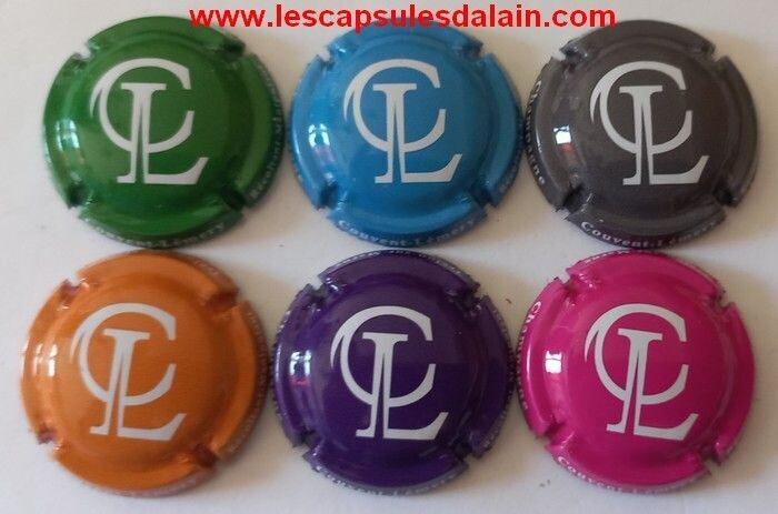 6 BELLES CAPSULES CHAMPAGNE COUVENT LEMERY REF N°1f a 1k NEWS