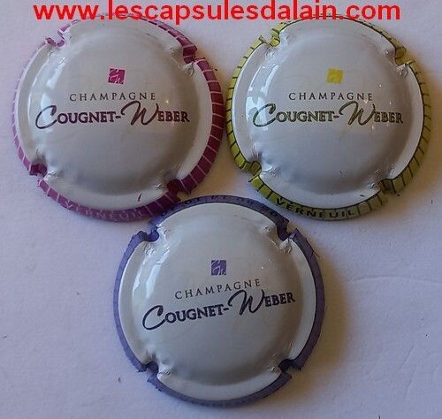 3 BELLES CAPSULES CHAMPAGNE COUGNET WEBER ECRITURE 2023 NEWS