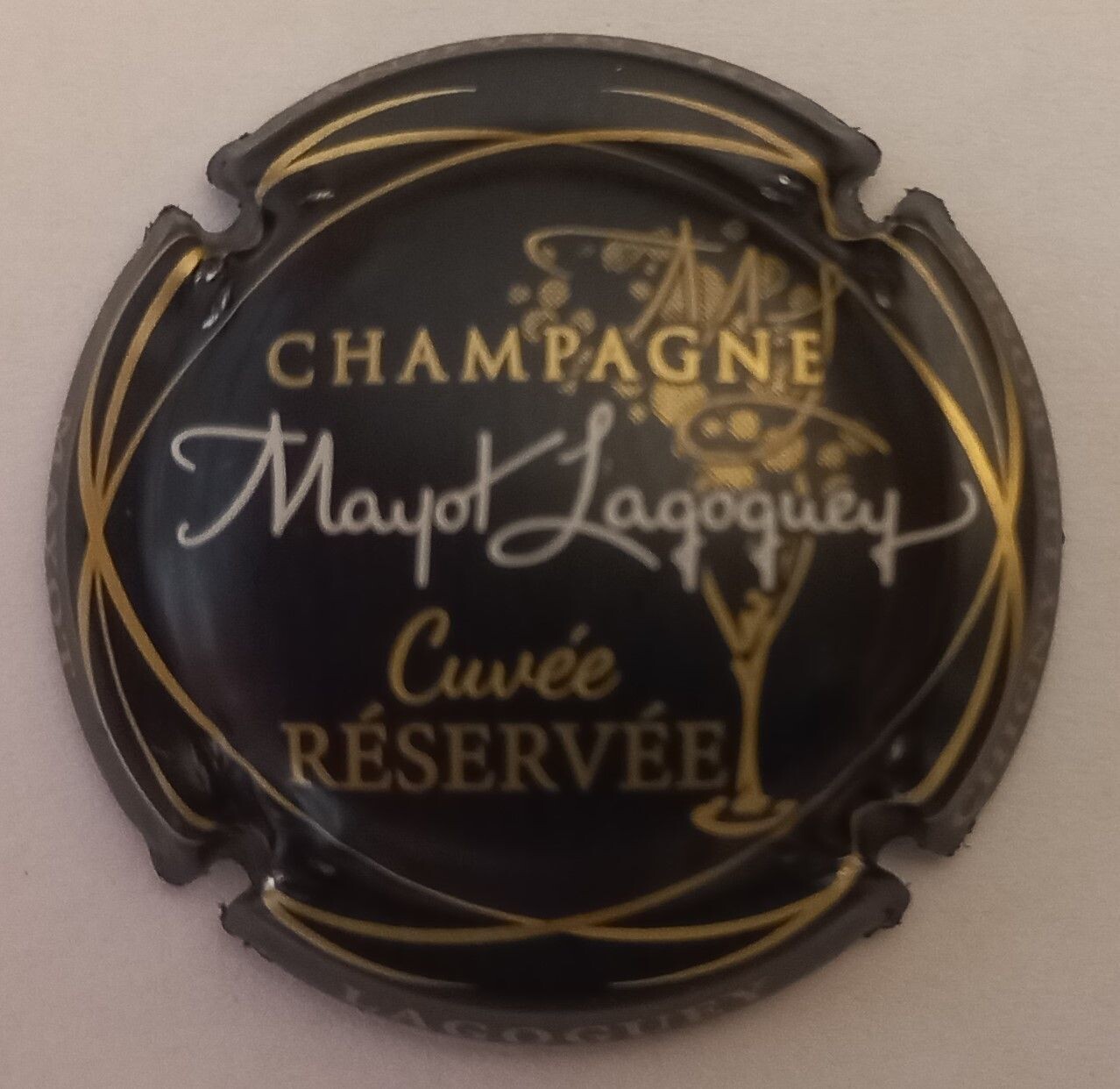 BELLE CAPSULE CHAMPAGNE MAYOT LAGOGUEY CUVEE RESERVE REF N°1b NEWS