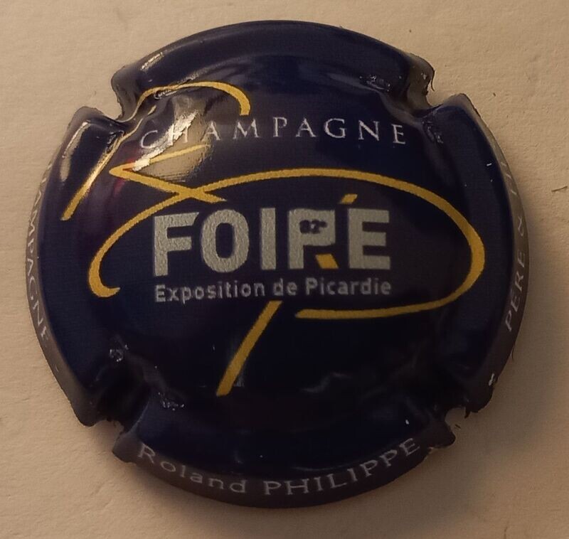 BELLE CAPSULE CHAMPAGNE PHILIPPE ROLAND FOIRE DE PICARDIE REF N°10b NEWS