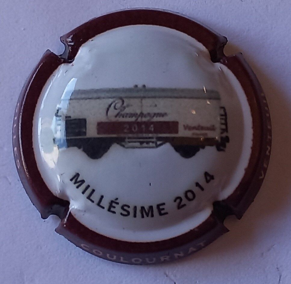 BELLE CAPSULE CHAMPAGNE COULOURNAT GILLES MILLESIME 2014 REF N°63 NEWS