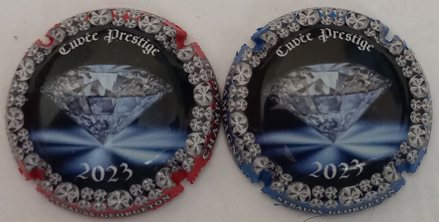 2 BELLES CAPSULES CHAMPAGNE STRAUSS GEORGETON CUVEE PRESTIGE 2023 NEWS