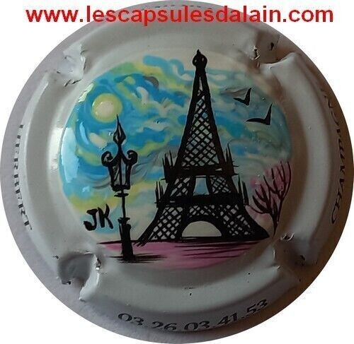 BELLE CAPSULE CHAMPAGNE DIDIER HERBERT TOUR EIFFEL PALM REF N°254b NEWS