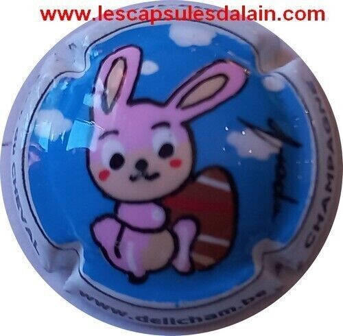 BELLE CAPSULE CHAMPAGNE DUC DU CHEVAL LAPIN DE PAQUES PALM 150EX REF N°10a NEWS