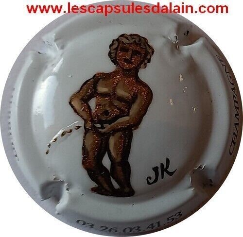 BELLE CAPSULE CHAMPAGNE DIDIER HERBERT MANNEKEN PIS PALM REF N°254c NEWS