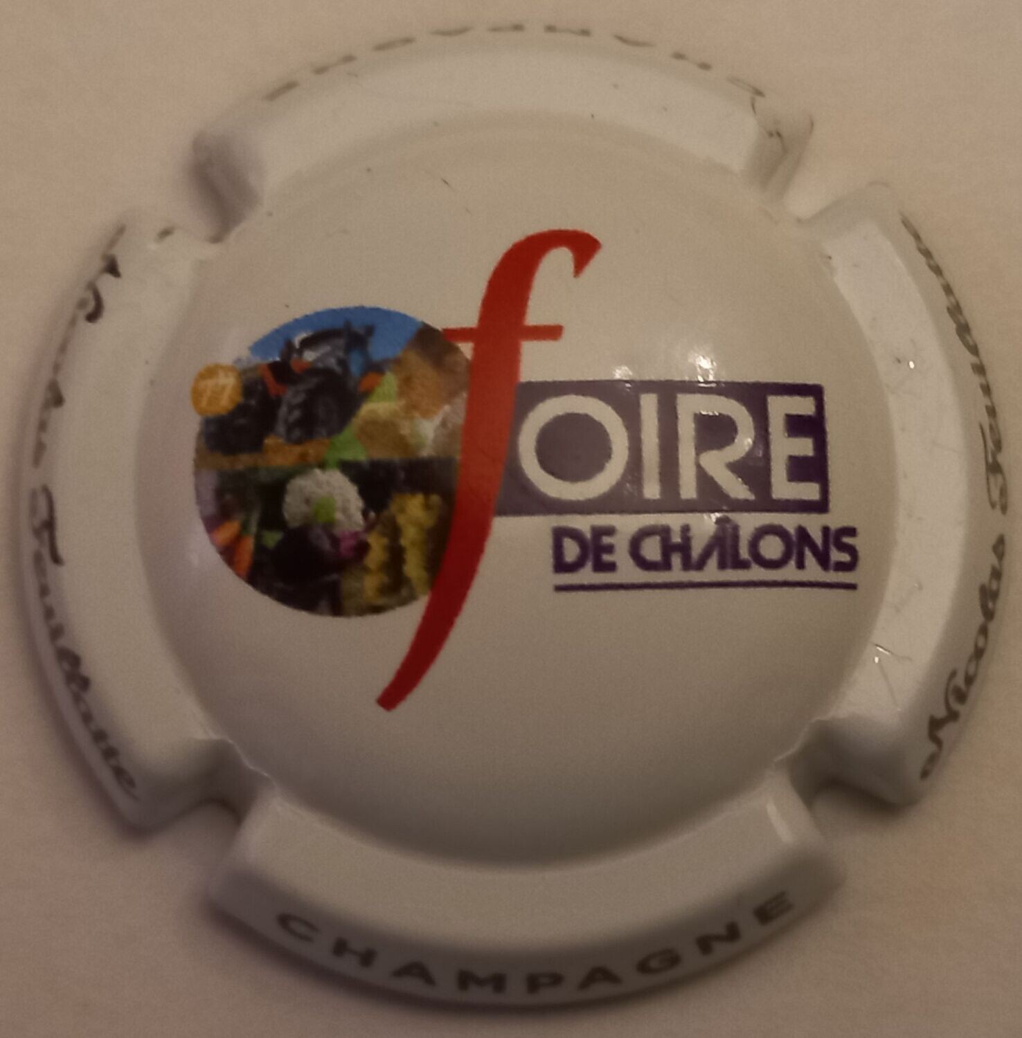 BELLE CAPSULE CHAMPAGNE NICOLAS FEUILLATTE 77EME FOIRE DE CHALONS NEWS