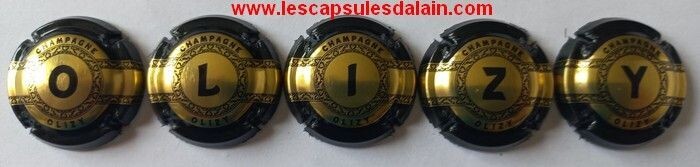 5 BELLES CAPSULES CHAMPAGNE OLIZY  2023 REF N°1 a 1d NEWS