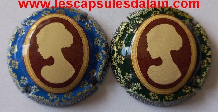 2 BELLES CAPSULES CHAMPAGNE FONTAINE MARYLENE CAMES 480ex/ 2023 REF N°2 a 2a NEWS