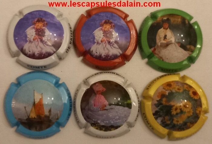 6 BELLES CAPSULES CHAMPAGNE COMTE DE BRISFER 2023 NEWS