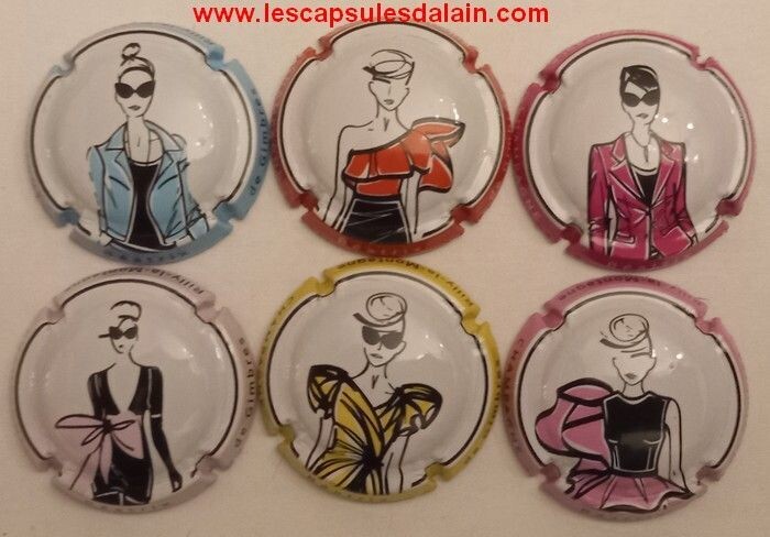 6 BELLES CAPSULES CHAMPAGNE BEATRIX DEGIMBRES HAUTE COUTURE 2023 REF N°5 a 5e NEWS