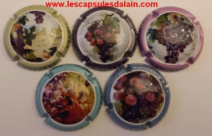 5 BELLES CAPSULES CHAMPAGNE GOTORBE CEDRIC GRAPPE RAISIN 2023 NEWS