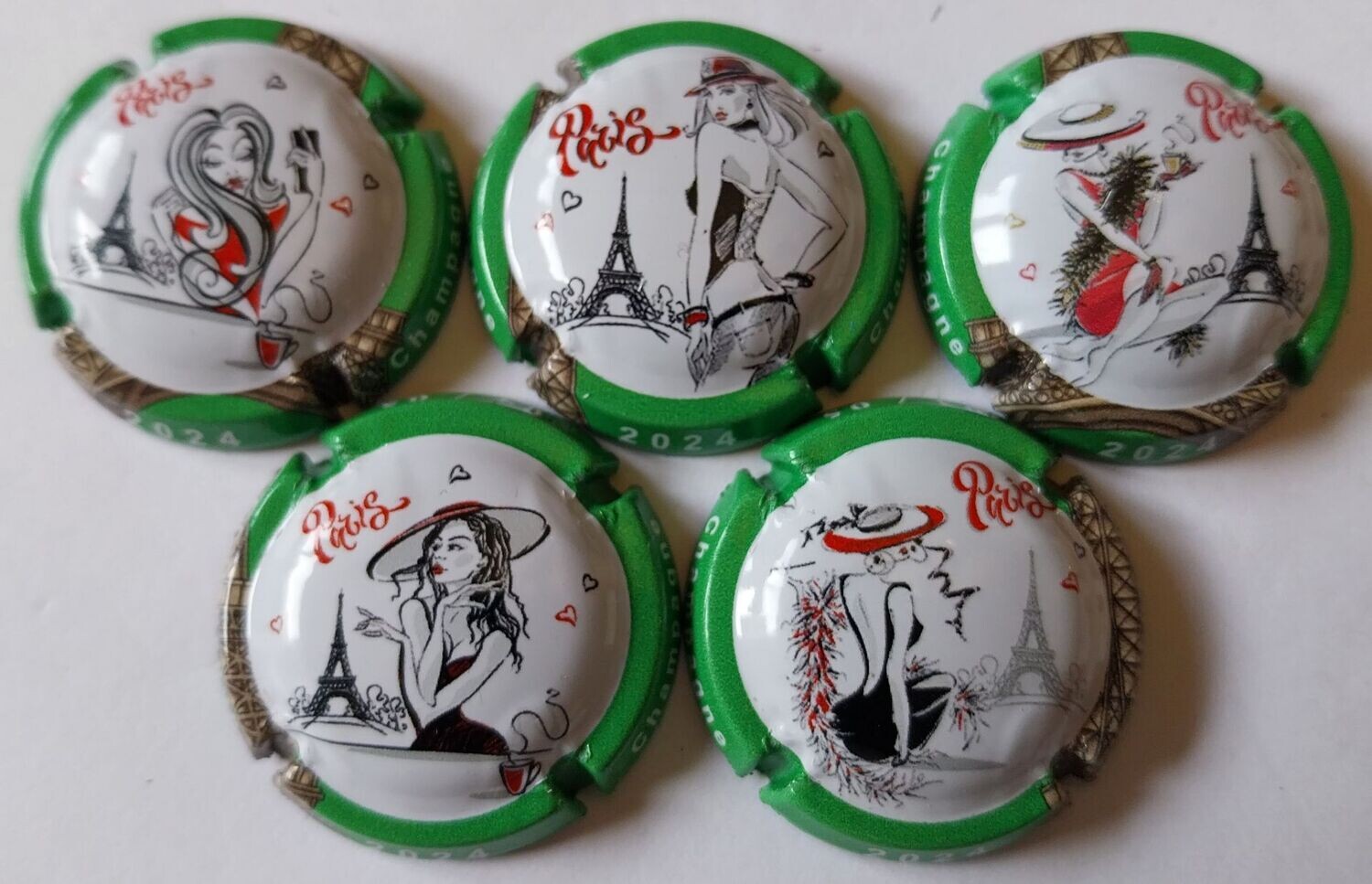 5 BELLES CAPSULES CHAMPAGNE GENERIQUE PARISIENNES 2023 NEWS