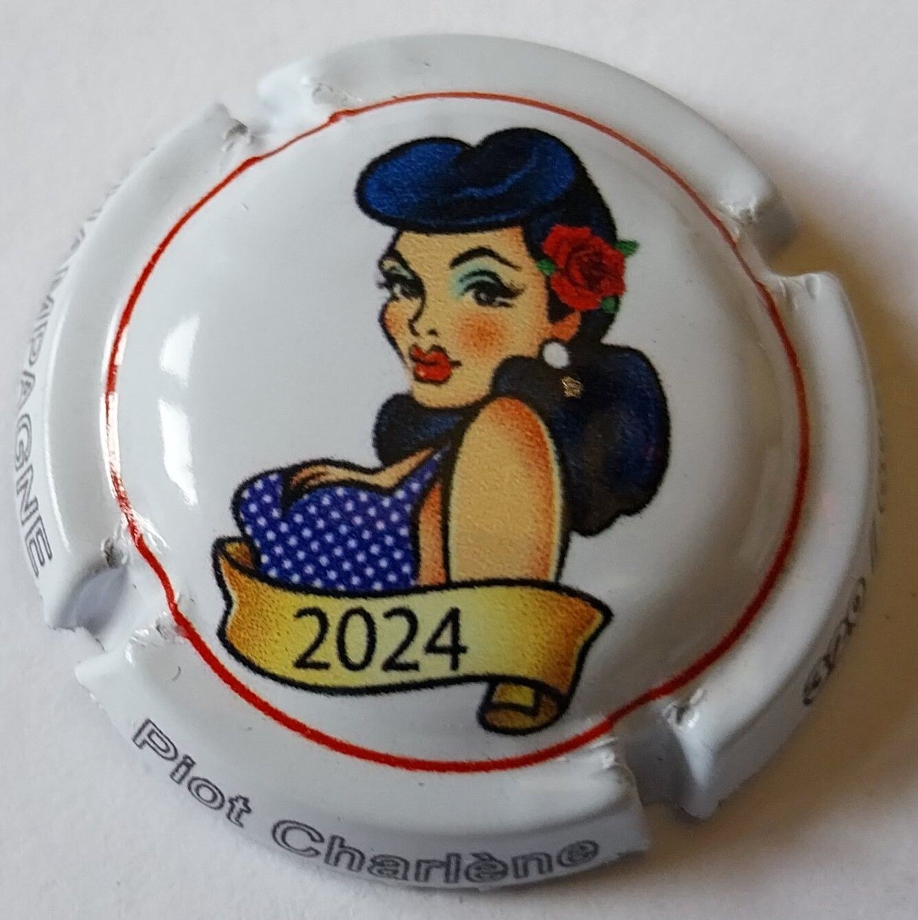BELLE CAPSULE CHAMPAGNE PIOT CHARLENE 600EX POLYCHROME BONNE ANNEE 2024 NEWS