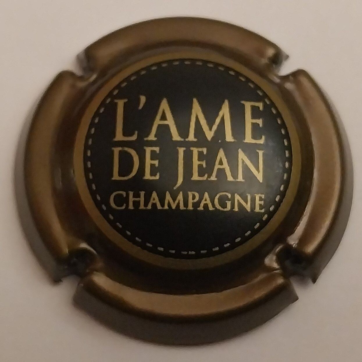 BELLE CAPSULE CHAMPAGNE RUFFIN & FILS L'AMA DE JEAN REF N°38 NEWS