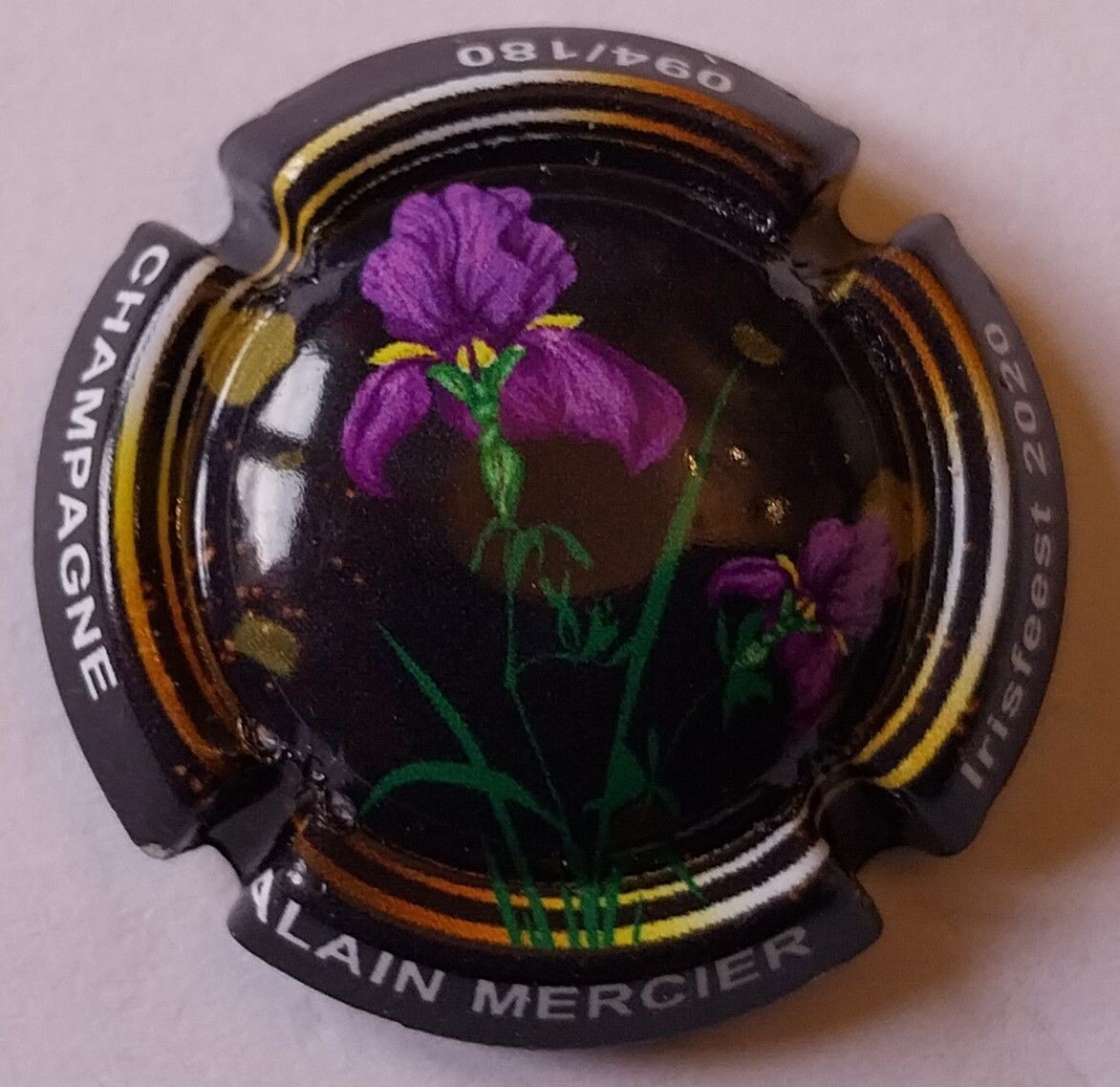 BELLE CAPSULE CHAMPAGNE MERCIER ALAIN QUART FLEUR REF N°28a NEWS