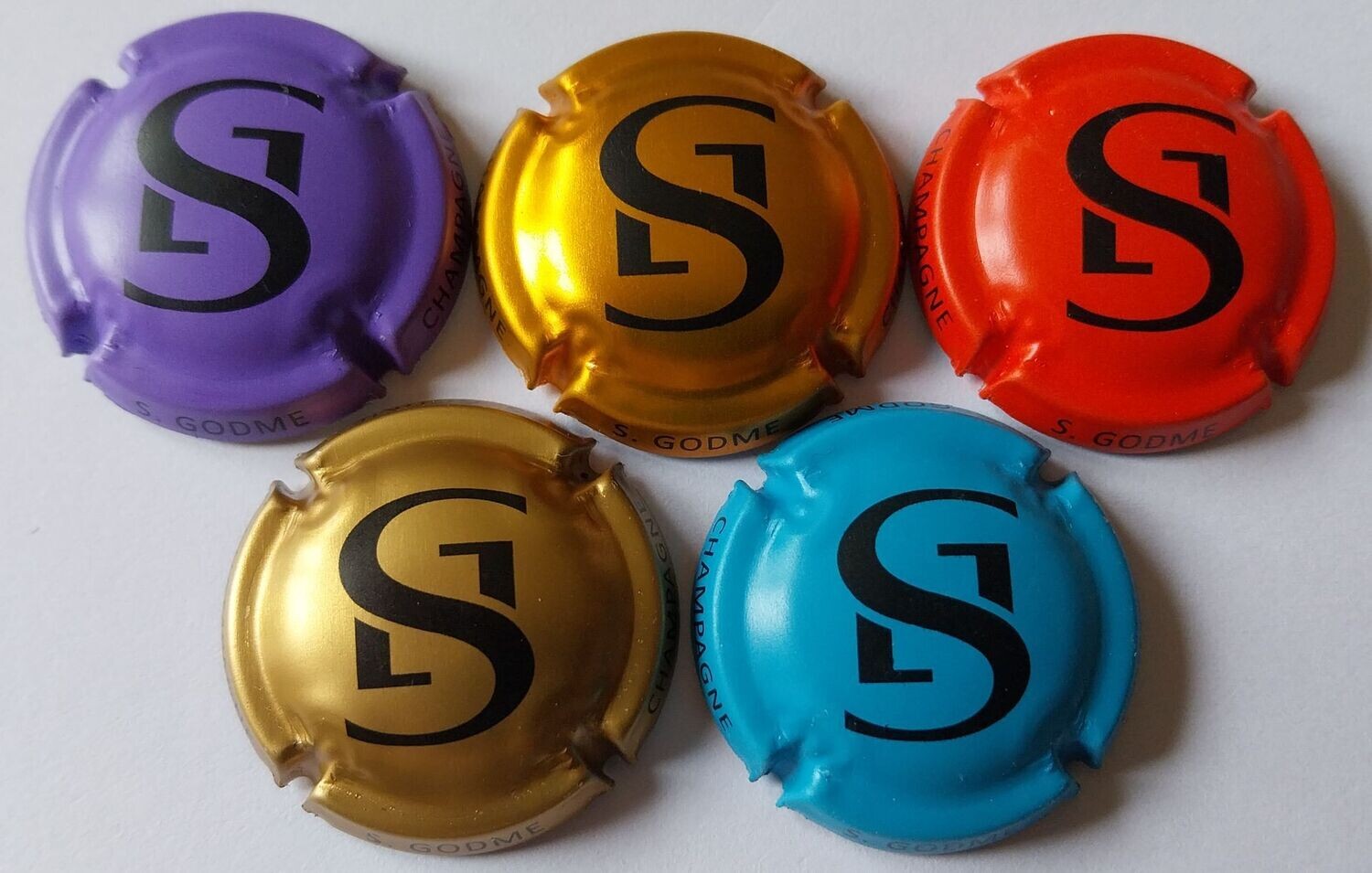 5 BELLES CAPSULES CHAMPAGNE GODME SABINE NOUVELLE COULEUR NEWS