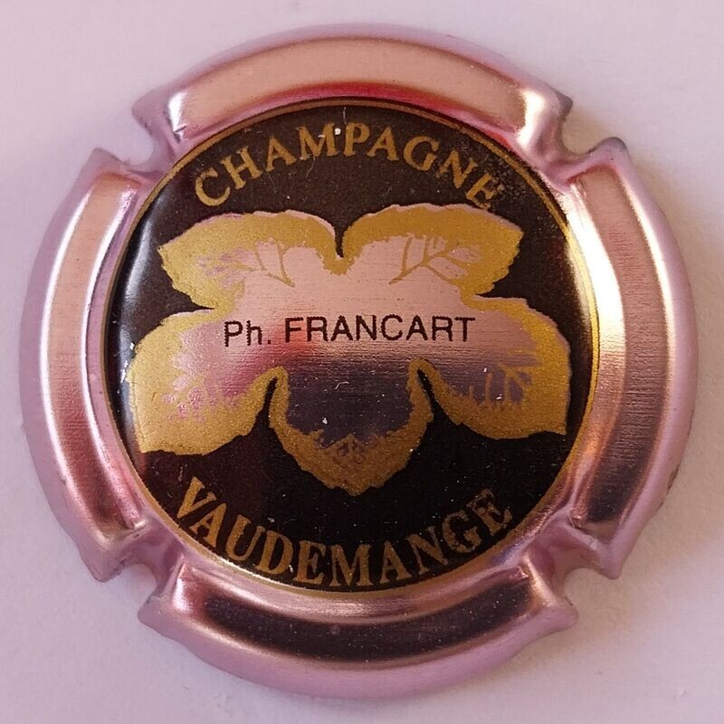 BELLE CAPSULE CHAMPAGNE FRANCART PHILIPPE ROSE VIOLACE ET NOIR RÉF N°16 NEWS