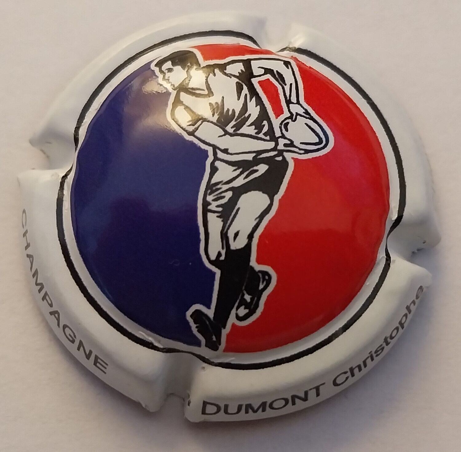 BELLE CAPSULE CHAMPAGNE DUMONT CHRISTOPHE RUGBY 600EX REF N°A1c NEWS