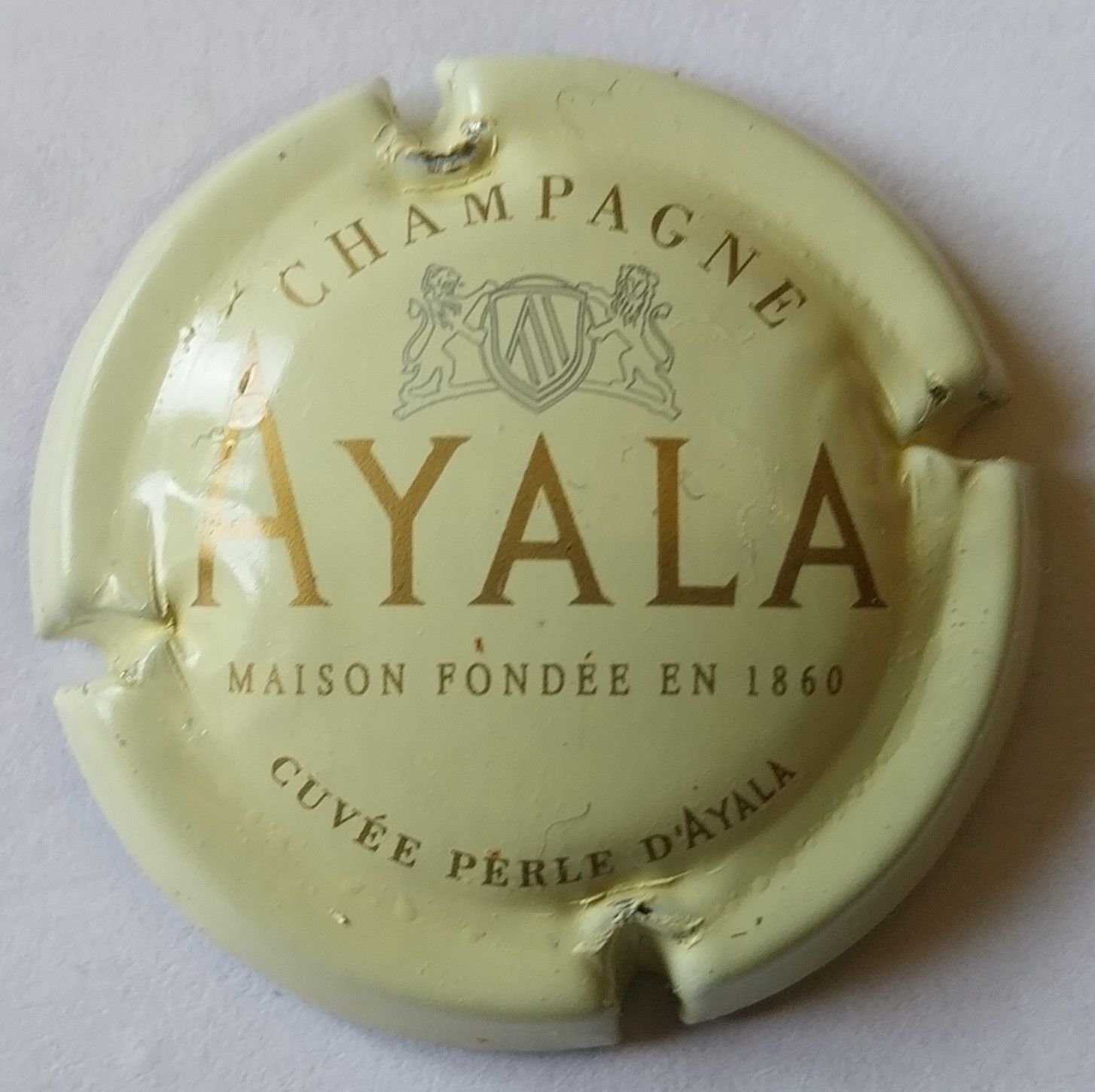 BELLE CAPSULE CHAMPAGNE AYALA CUVEE PERLE D'ALAYA REF N° 39a NEWS