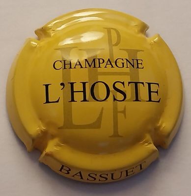 BELLE CAPSULE CHAMPAGNE L'HOSTE PERE & FILS RÉF N°15a NEWS