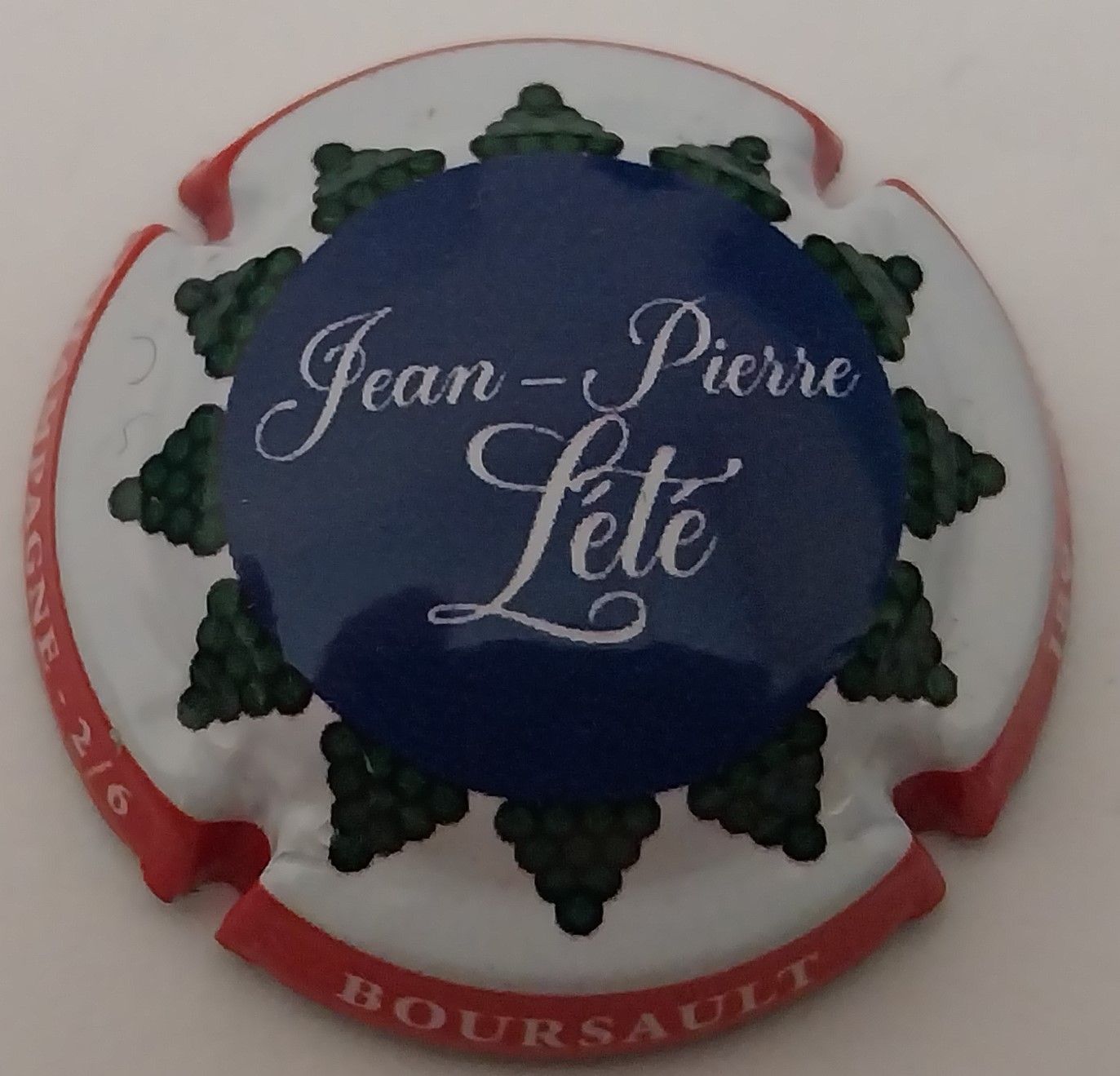 BELLE CAPSULE CHAMPAGNE JEAN PIERRE LETE REF N°7b / 500EX NEWS