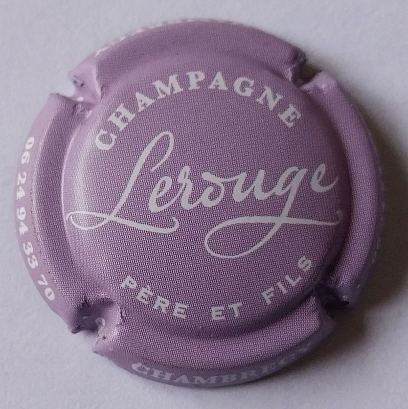 BELLE CAPSULE CHAMPAGNE LEROUGE PERE & FILS RÉF N°8k NEWS