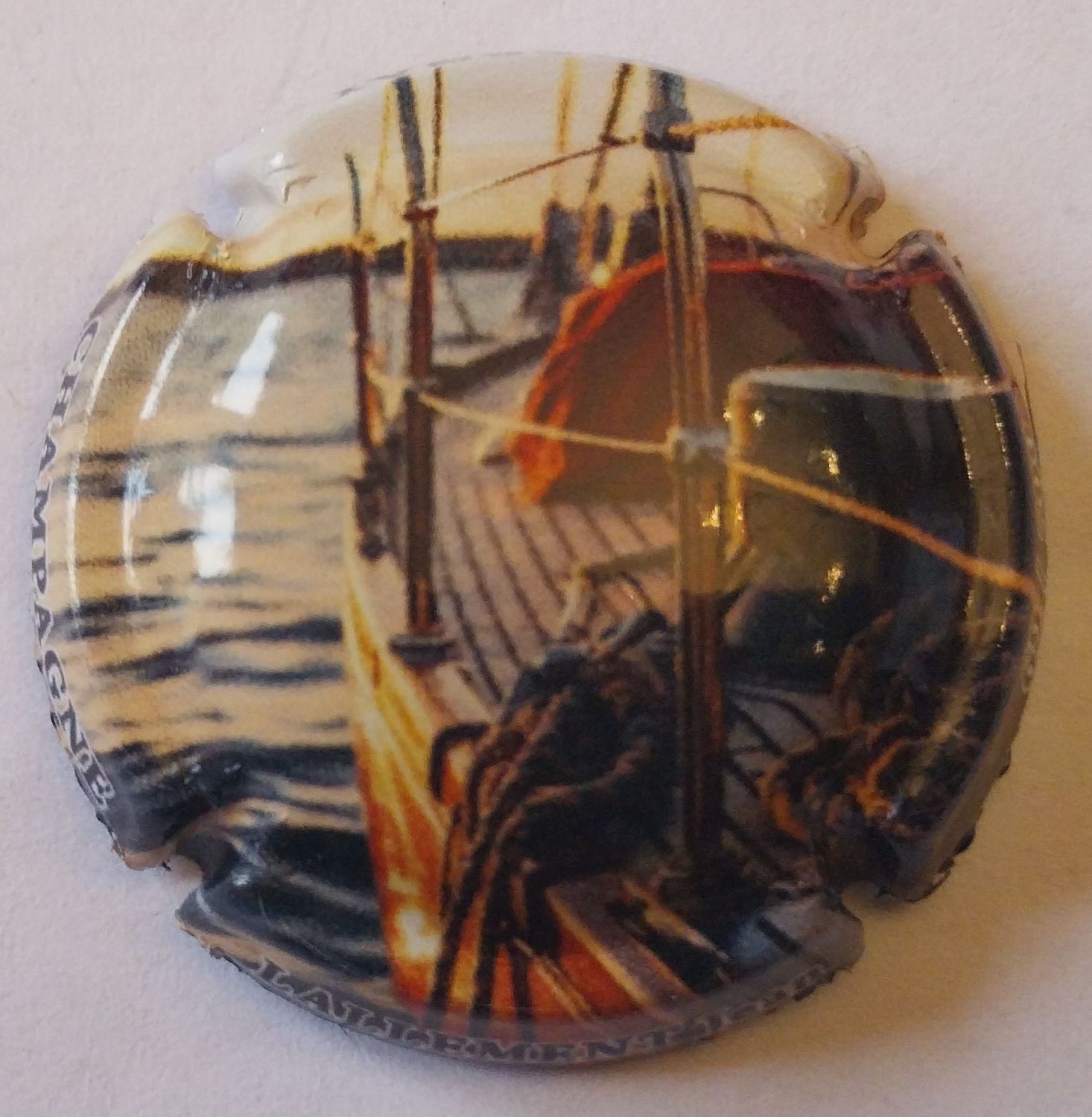 BELLE CAPSULE CHAMPAGNE LALLEMENT JEAN AQUARELLE BATEAU 500EX 2024 NEWS