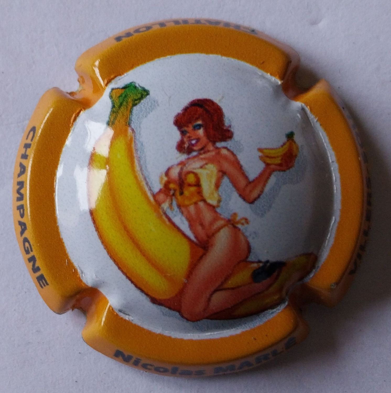 BELLE CAPSULE CHAMPAGNE MARLE NICOLAS PIN UP REF N°5c NEWS