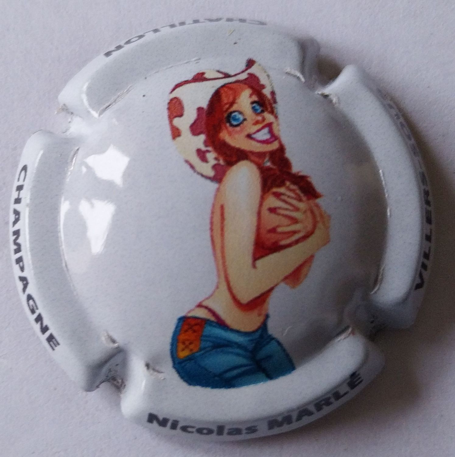 BELLE CAPSULE CHAMPAGNE MARLE NICOLAS PIN UP REF N°5b NEWS