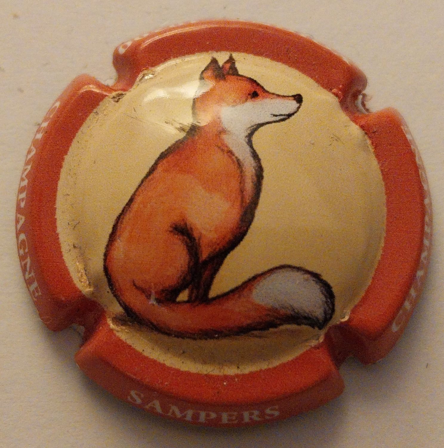 BELLE CAPSULE CHAMPAGNE SAMPERS CLAUDE ANIMAUX REF N°12b NEWS